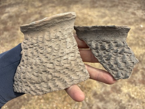 ☘️RR⚒: 2 Large  Anasazi Pottery Shards From  NE Arizona