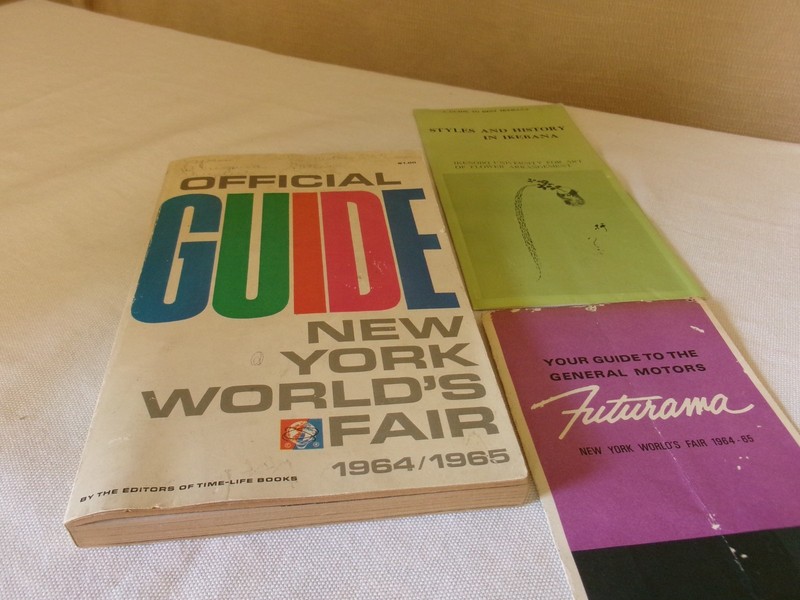 Vintage 1964 1965 New York World's Fair Official Guide Souvenir Book Lot