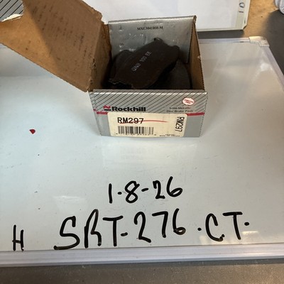 Rockhill Semi-Metallic Disc Brake Pads, Rm297 Asbestos Free NOS