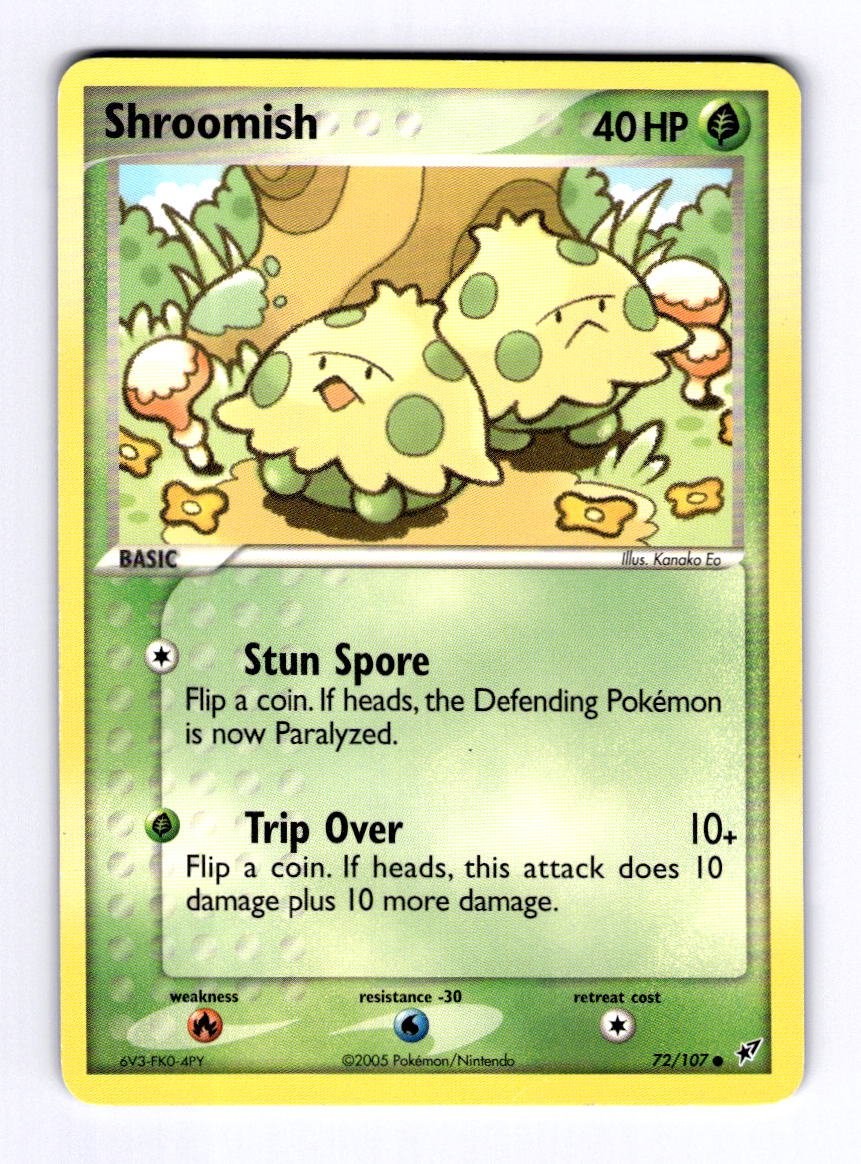 Shroomish Deoxys #72 (2005) Common LP Pokemon
