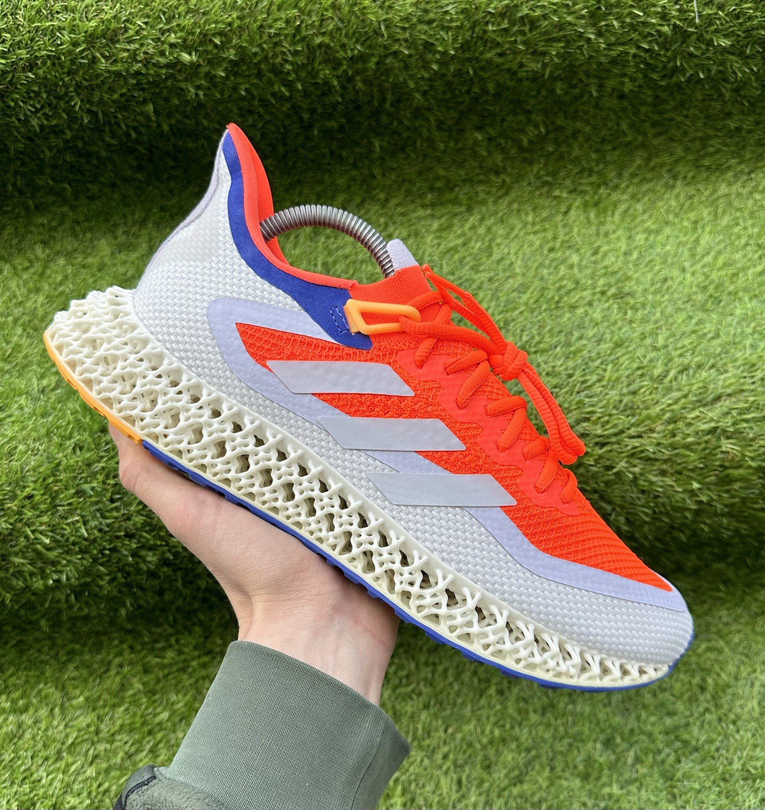 Running shoes Adidas 4DFWD 2 Solar red brand new mens Authentic shoes 9,5 US-image