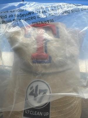 Texas Rangers  47 Clean Up Sandstone Adjustable Dad Hat Cap New In Package