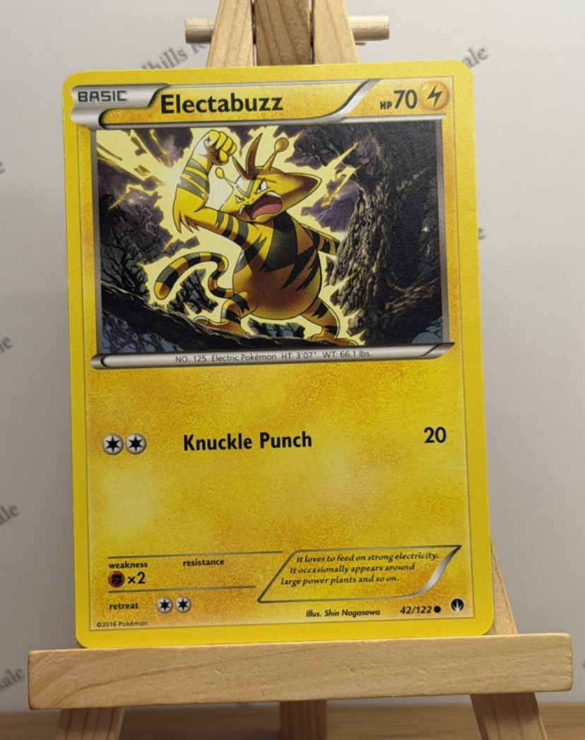 Pokemon TCG * Electabuzz * 42/122 * Breakpoint * Common * Regular * 2016