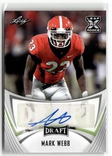 2021 Leaf Draft Autographs Mark Webb Rookie Auto #BA-MW3