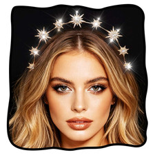 Star Headband Gold Celestial Headpiece Hair Accessories for Women
