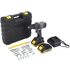 Household multi-function rechargeable electric drill with high power and brush06