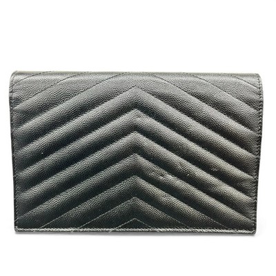 SAINT LAURENT Cassandra Envelope Monogram Chain Wallet Tasche 393953 Leder Damen