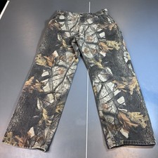 Vintage Carhartt Camo Pants 34x30 Realtree Canvas Dungarees made in USA B158 CMO