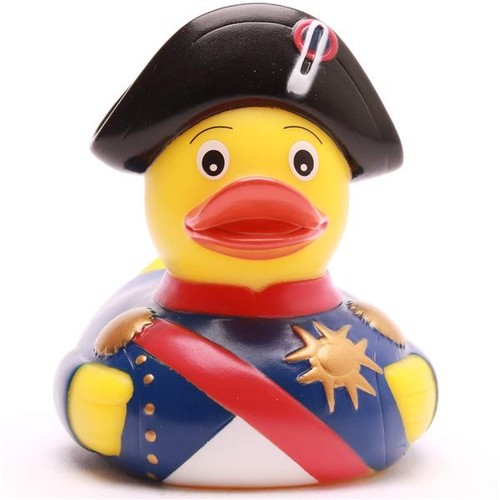 Badeente Napoleon Quietscheente Quietscheentchen Gummiente Plastikente Ente - Bild 3 von 5