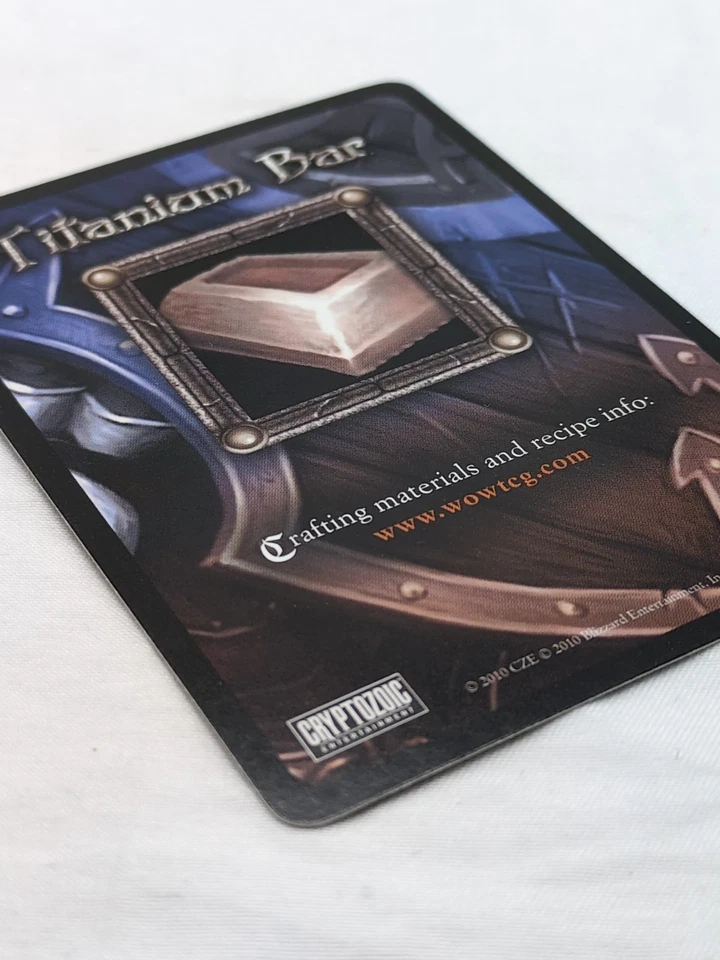 Wow Tcg Titanium Bar Crafting Card - Image 3 of 4