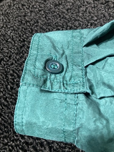 vintage colorblock long sleeve Kids Shirt SILK XL touch extra large - AB172 - Picture 20 of 22