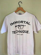Immortal Technique Men  s M shirt from early 00  s. Y2K