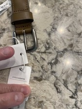 Belt baby 0-6 months Janie and Jack brown braided NWT