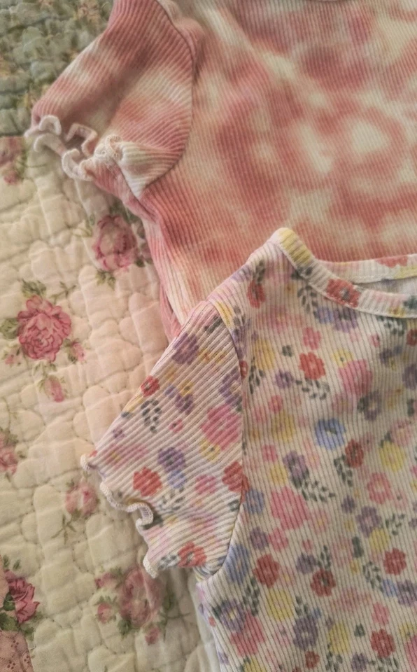 Garanimals цельный наряд бохо для девочек 18 месяцев цветочный галстук-краситель деревенский для девочки - Изображение 4 из 4