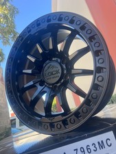 4 17x8.5 Lock Off-road Trail Matte Black6x139.7 25mmtacoma Tundra Silverado