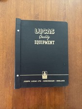 Lucas Quality Equipment Workshop Instruction Manual Sections G-m 1950 1960