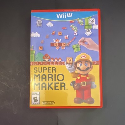 Super Mario Maker Nintendo Wii U CIB w/ Case, Disc & Manual - Very Clean!