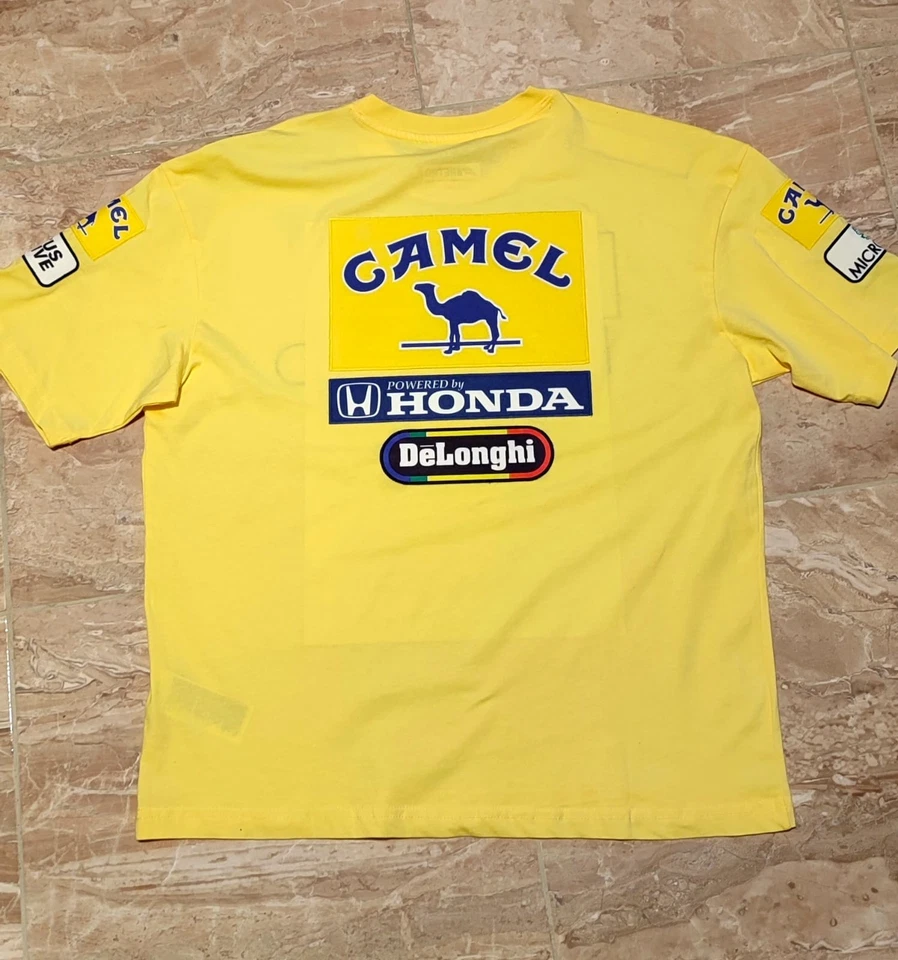Lotus Honda 1987 Formula-1  T-shirt ellow - Image 2 of 2
