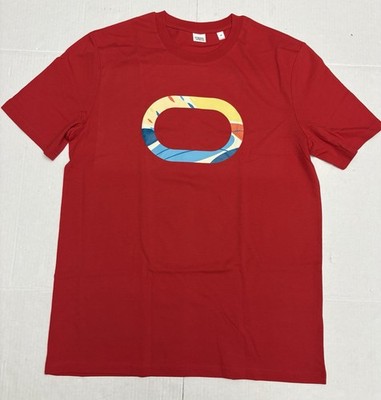 Stanley Stella Creator 2.0 Red Graphic T-Shirt Medium Organic Cotton Abstract O