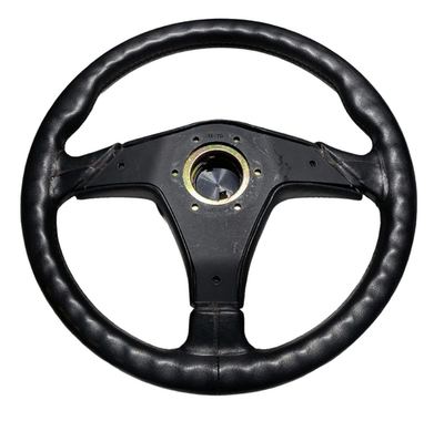 NARDI GARA 3 Type 0 Leather Steering Wheel JDM Porsche 911 964 BMW