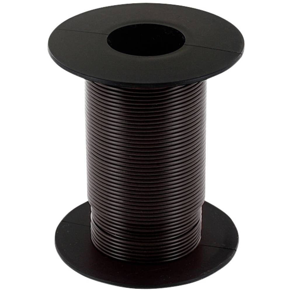 Fil de câblage econ connect KL025SW25 1 x 0.25 mm² noir 25 m pour câbles de commande internes