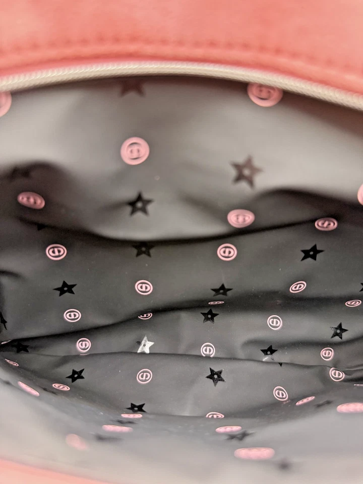 Bolso de Maquillaje Christian Dior Beauty Rosa Gamuza Patente Logo GWP Foto 4 de 4