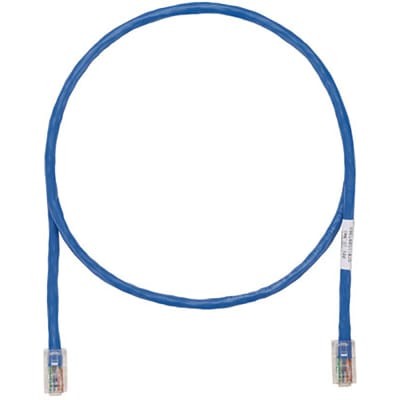 1PC PANDUIT UTPCH3BUY Copper Patch Cord, Cat 5e, Blue UTP Cable, 3ft