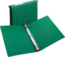 Hanging Storage Flexible Binders w/Round Rings 1in (175 Sheet Capacity) Green