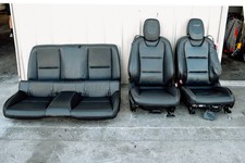 2010-2015 Chevrolet Camaro Ss Black Leather Seat Set Oem Worn Leather Lh Seat