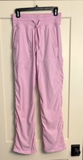 Lululemon Sz 4 Dance Studio Mid-Rise Pant Lined Vita Pink W5ENNR