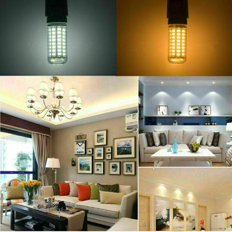 E27 E14 B22 LED Bulb 5W 7W 8W 10W 12W 15W 5730 SMD Globe Corn Lamp Spot Light - Image 2 of 4