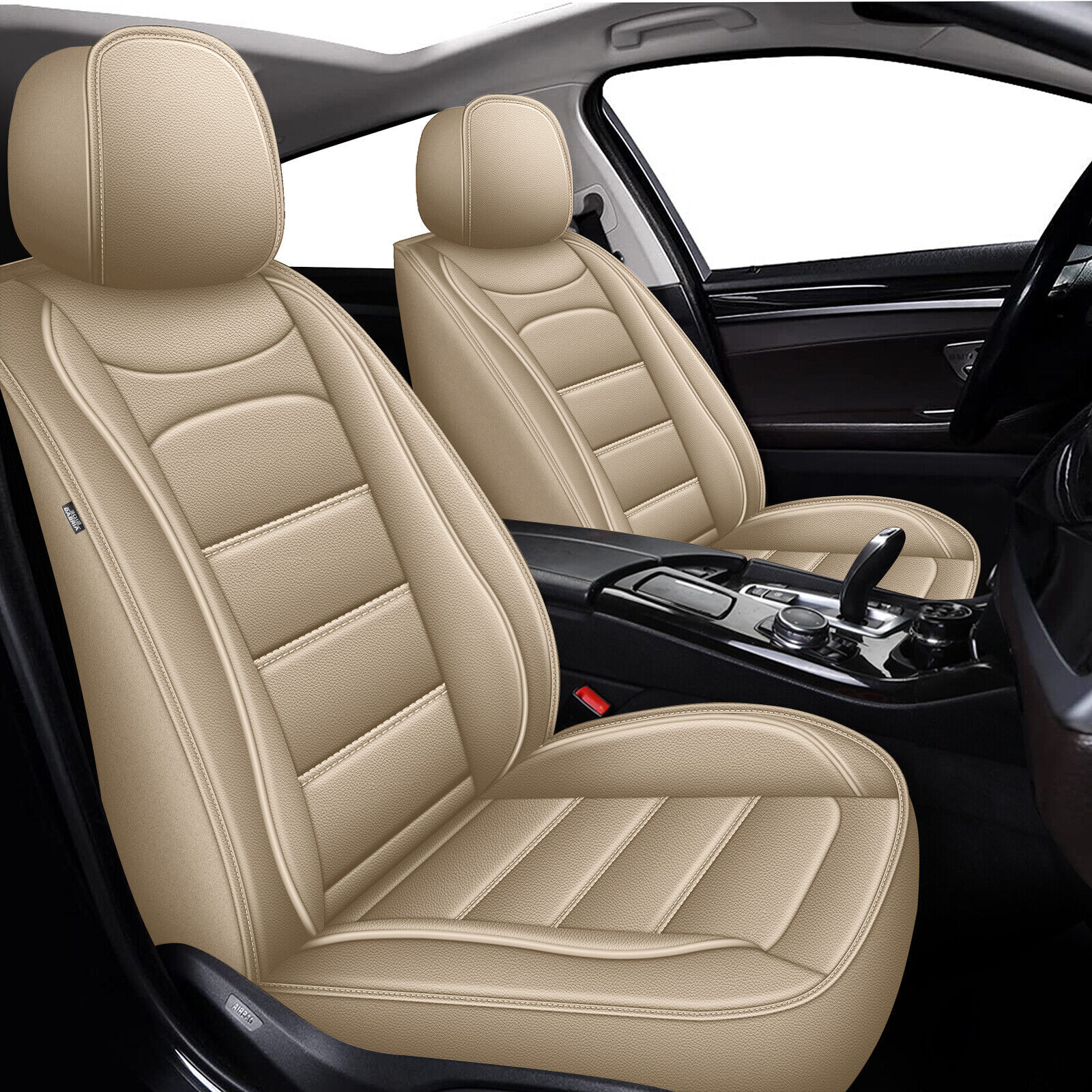 Car Seat Cover Protector Front Row Faux Leather Pad For Toyota 4Runner 2003-2024-image