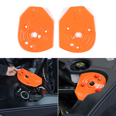 Orange Rear Strut Shock Tower Cover LH & RH For Corvette C8 2020