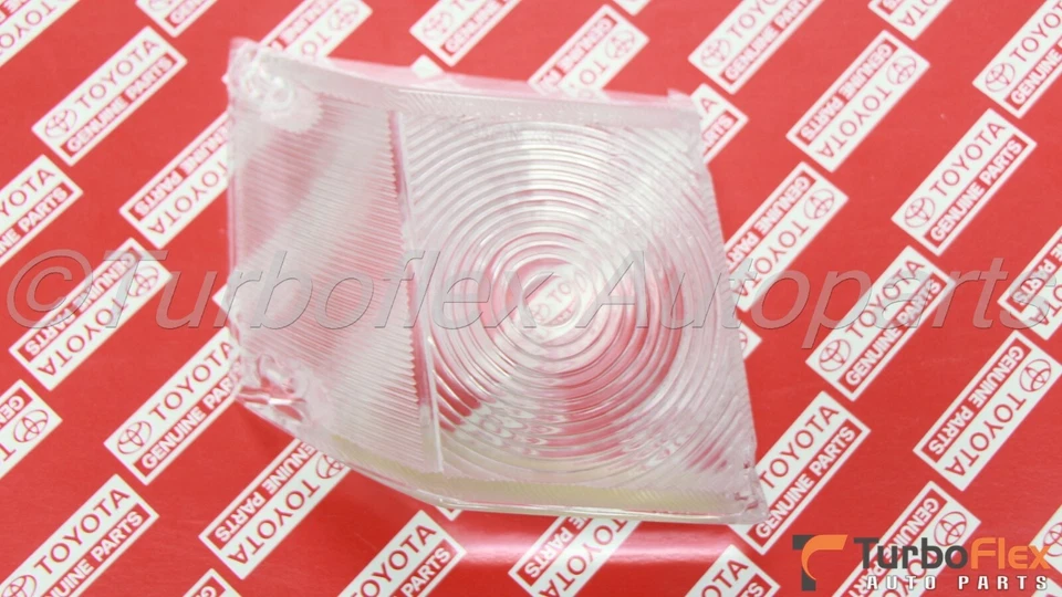 Juego de 2 cubiertas de lente de luz de estacionamiento en esquina delantera Toyota Celica 1971-1975 RA21 RA22 Foto 3 de 4