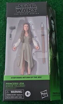 Hasbro Star Wars The Black Series - Prinzessin Leia (Ewok Village), 15 cm NEU