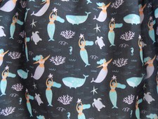 cute kawaii quirky mermaids whales turtles geek nerd festival handmade skirt 