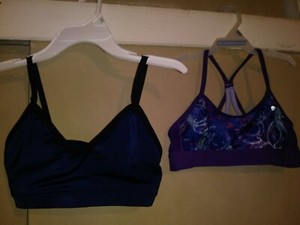 2 Dancewear activewear bra tops child large