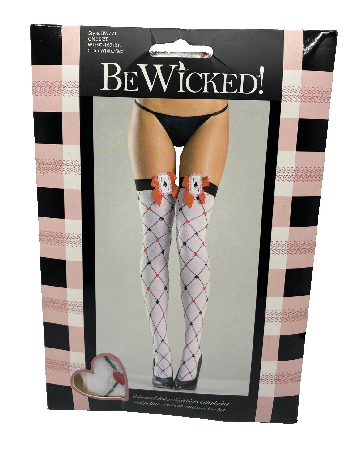 Be Wicked White Stockings & Thigh-Highs for Women