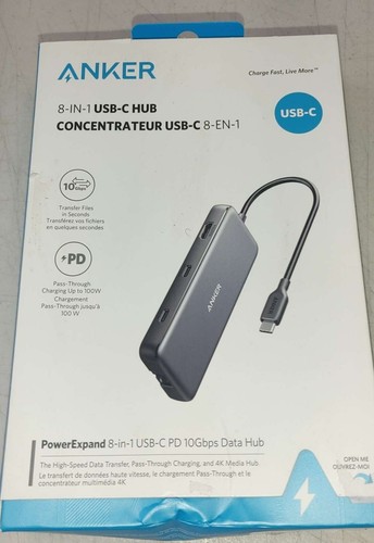 🔥🔥 Anker Power Expand 8-in-1 USB-C PD 10Gbps Data Hub / A8383 - 第 1/2 張圖片