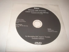 Dell Drivers and Utilities Reinstallation DVD for Inspiron  NEW SEALED 2008
