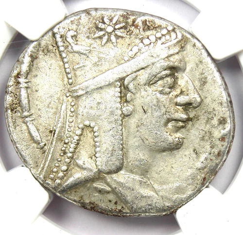 Tigranes II AR Tetradrachm Kings of Armenia Silver Coin 95-56 BC - NGC Choice VF