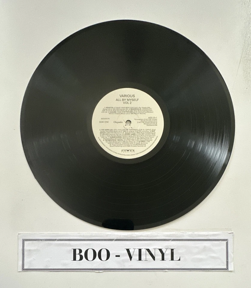 Various - All By Myself Vol. 2 Lp Vinyl Record Love Songs EX / EX Condition - Imagem 3 de 4