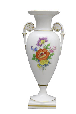 Meissen,Amphorenvase,Blumenmalerei mit Gold.1.Wahl (SA-231024)