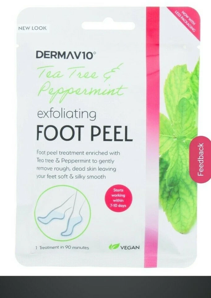 Derma V10 Foot Peel Foot Mask Exfoliating Foot Socks