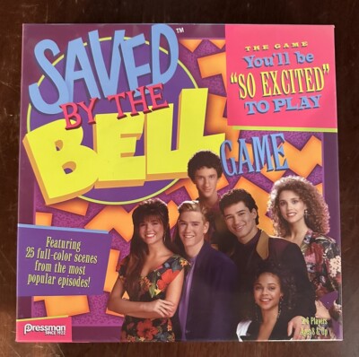 NEW Saved By the Bell Board Game