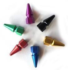 SPIKE NUTS 6mm Aluminum Anodized 10pack chopp...