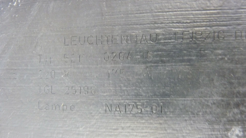 alte Straßenlampe Industrielampe DDR Kofferlampe Hoflampe Industrie Design  - Bild 4 von 4