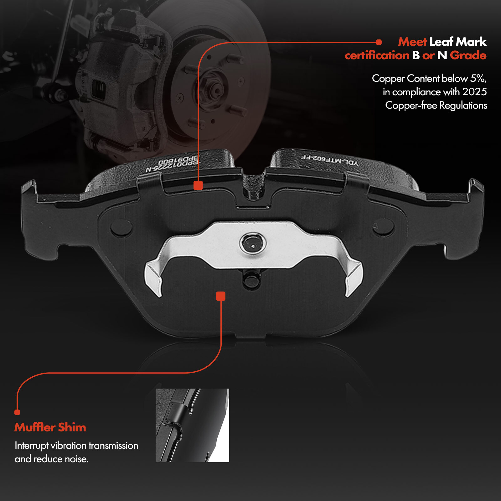 Front Disc Brake Rotors & Ceramic Brake Pads for BMW 323i 2010 328i