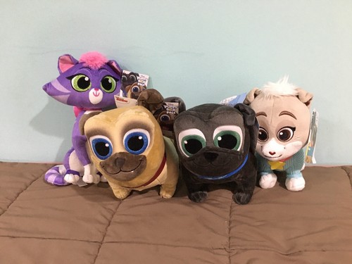 NEW Disney Store Puppy Dog Pals Rolly Bingo Hissy and Kia 4pc set