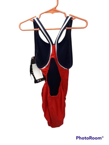 TYR Life Guard Swimsuit size 28 womens Red - Picture 2 of 7